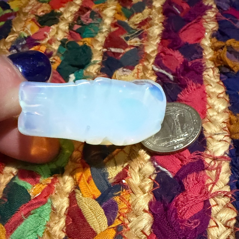 Mini MOONSTONE Crystal horse - Picture 4 of 5